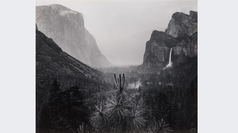 Ansel Adams photograph of Yosemite