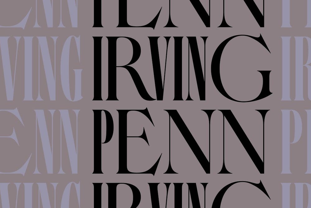 Irving Penn graphics for exhibition