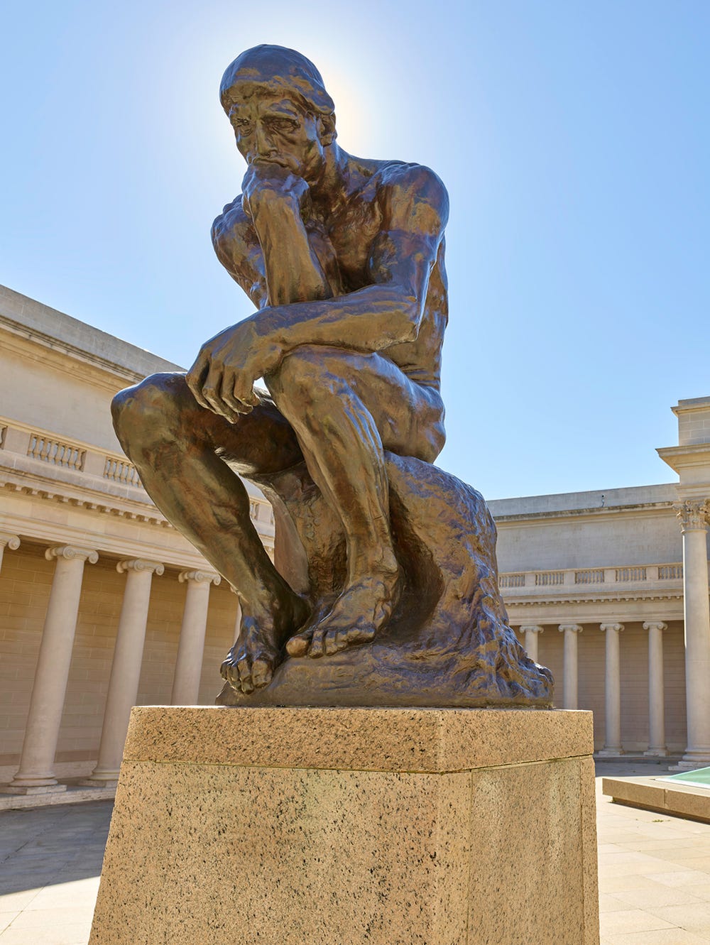 The Thinker at the Legion of Honor