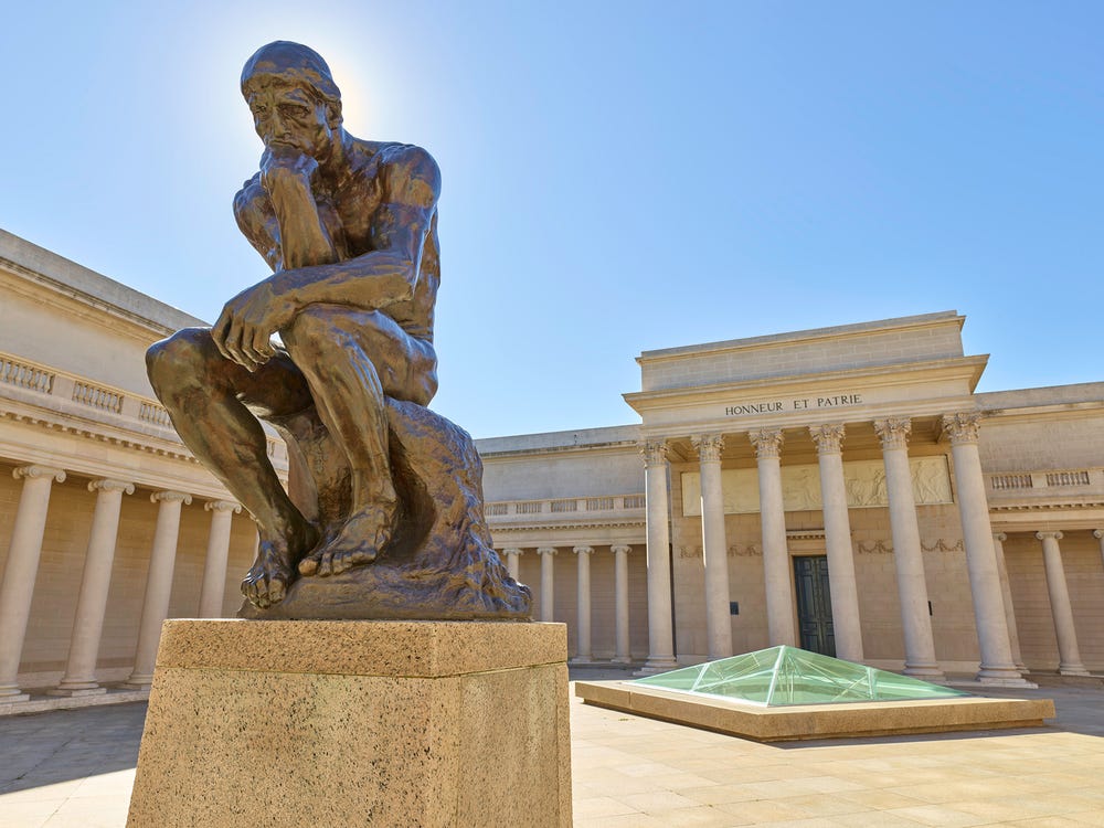 The Thinker at the Legion of Honor