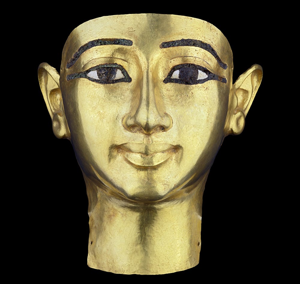 Mask in Ramses exhibition at the de Young