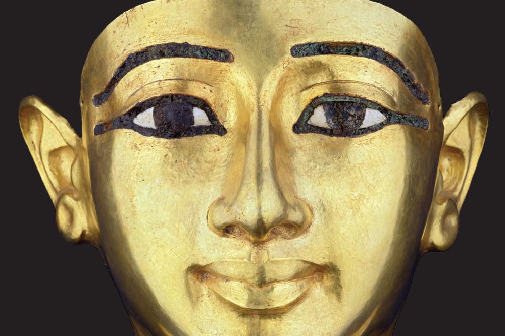 Gold Egyptian mask