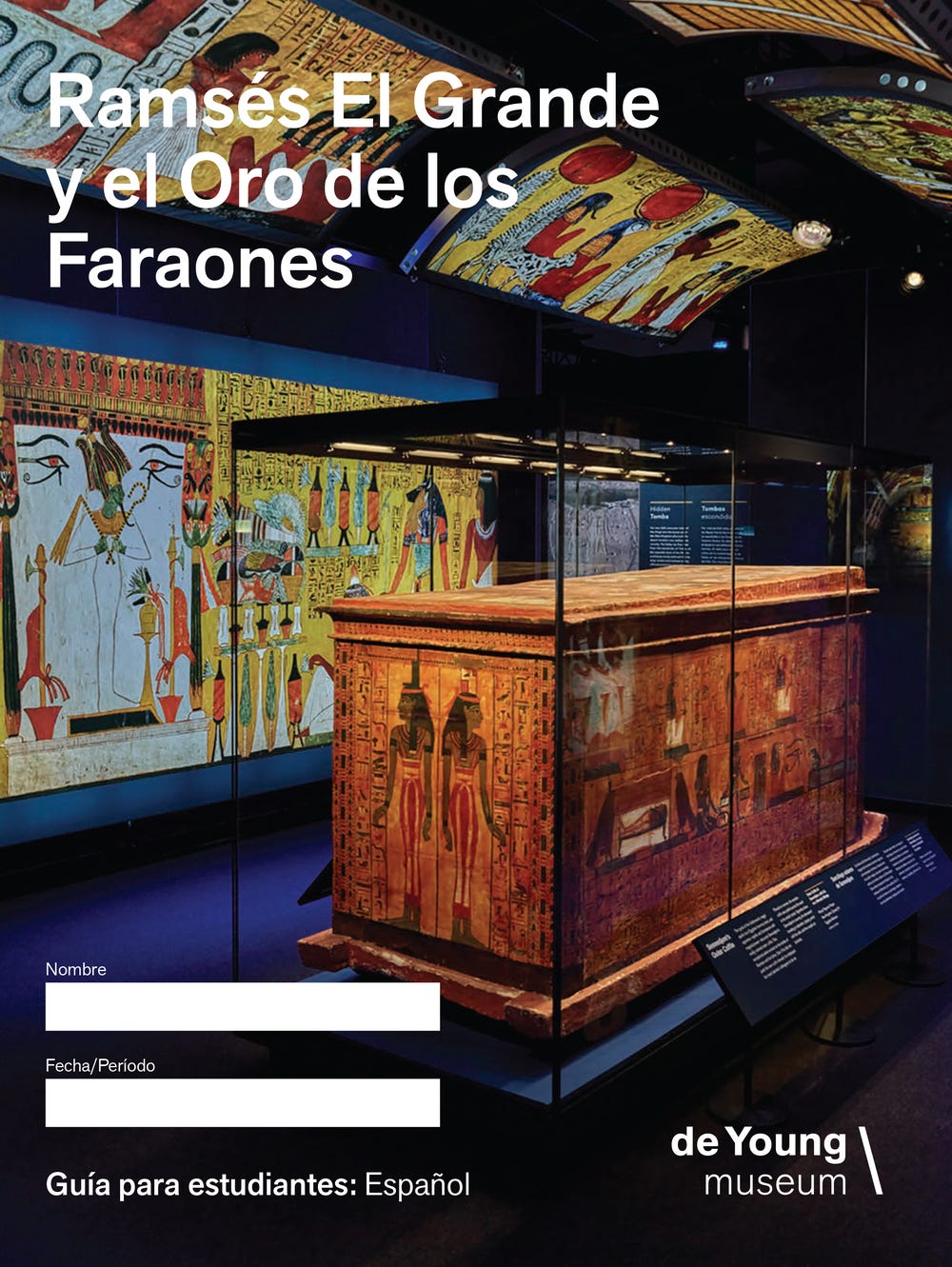 Cover of Ramses exhibition student discovery guide in Spanish