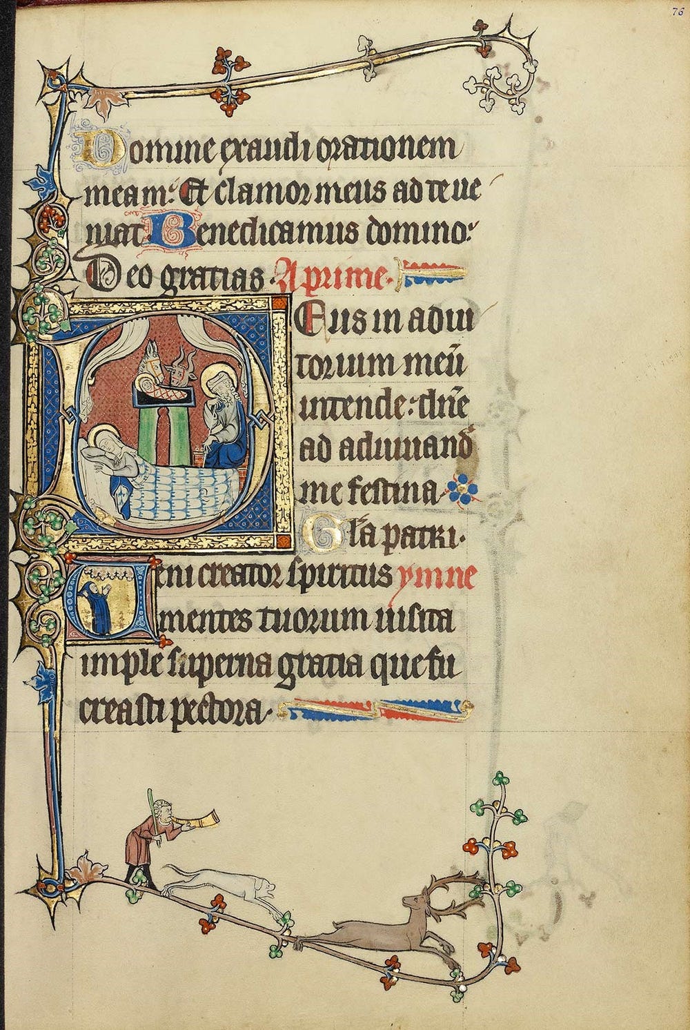 page from an illuminated manuscript