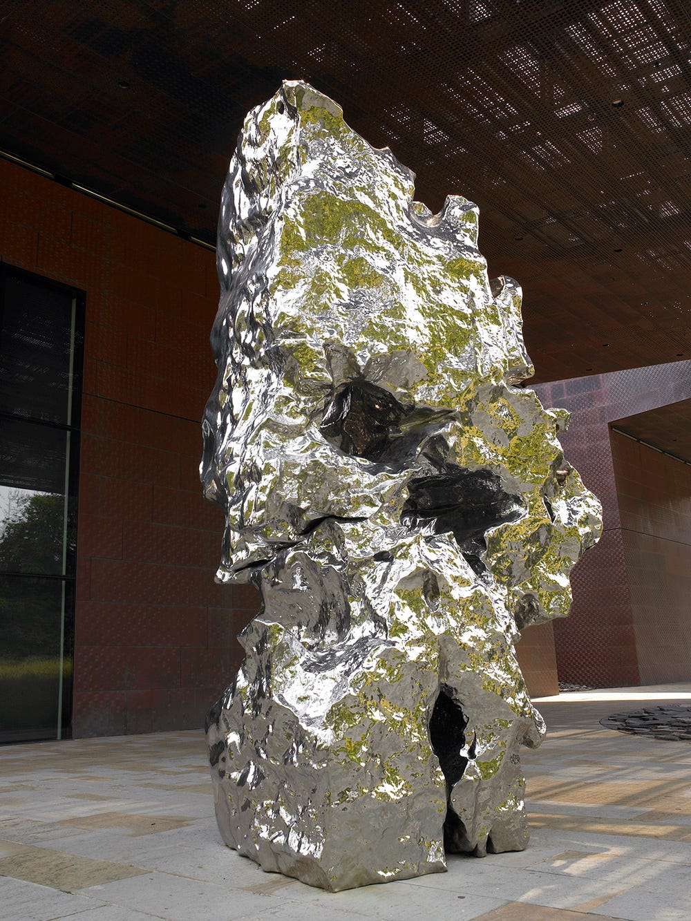 amorphous steel sculpture