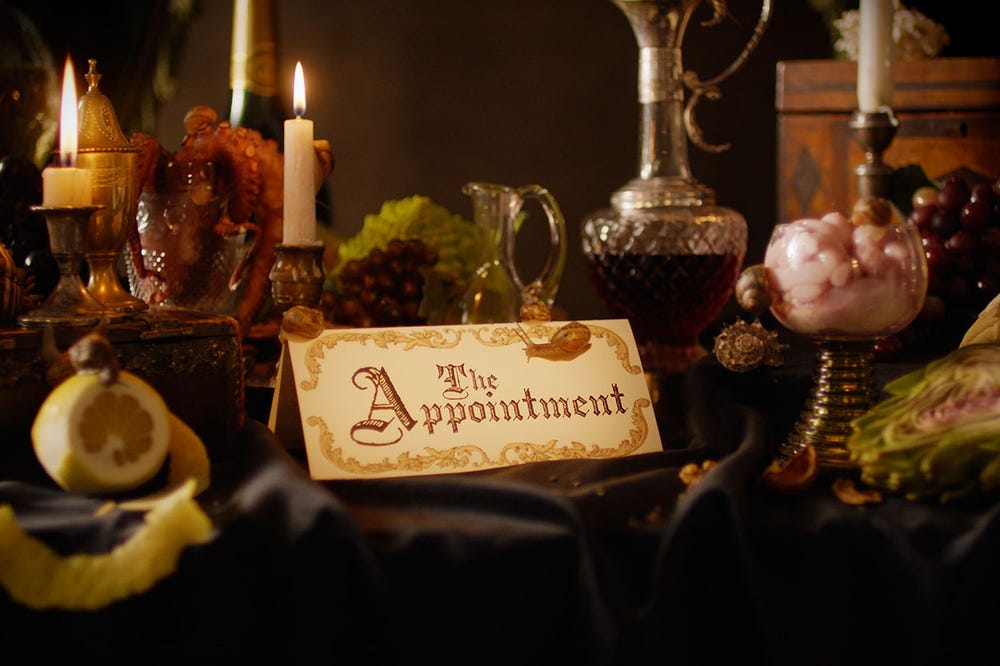 Film still from "The Appointment", 2019