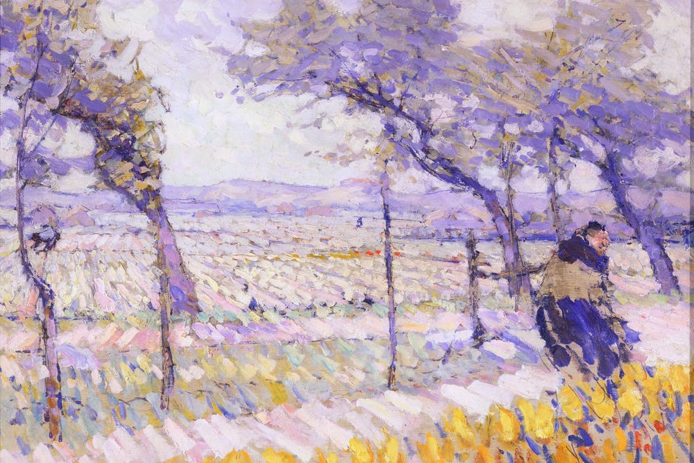 Joseph Raphael, Spring Winds, 1912–1915. Oil on canvas. Fine Arts Museums of San Francisco, museum purchase, Skae Fund Legacy, 41765