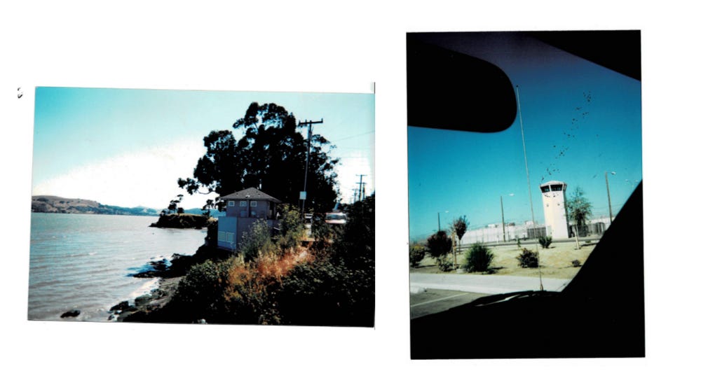 two photographs of state prisons