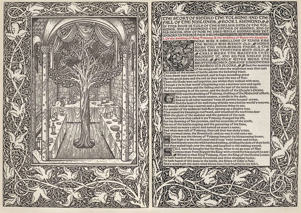 page with illustration and border decorations