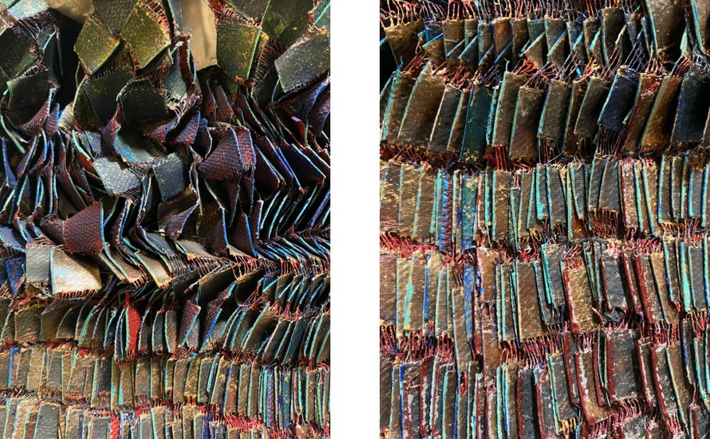 detail shots of textile