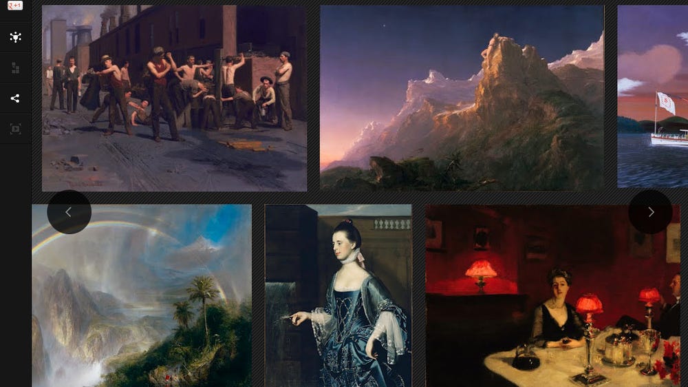 Collage of multiple artworks