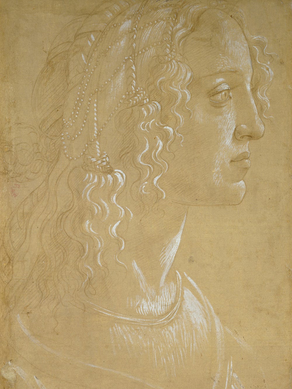 Woman facing to the side