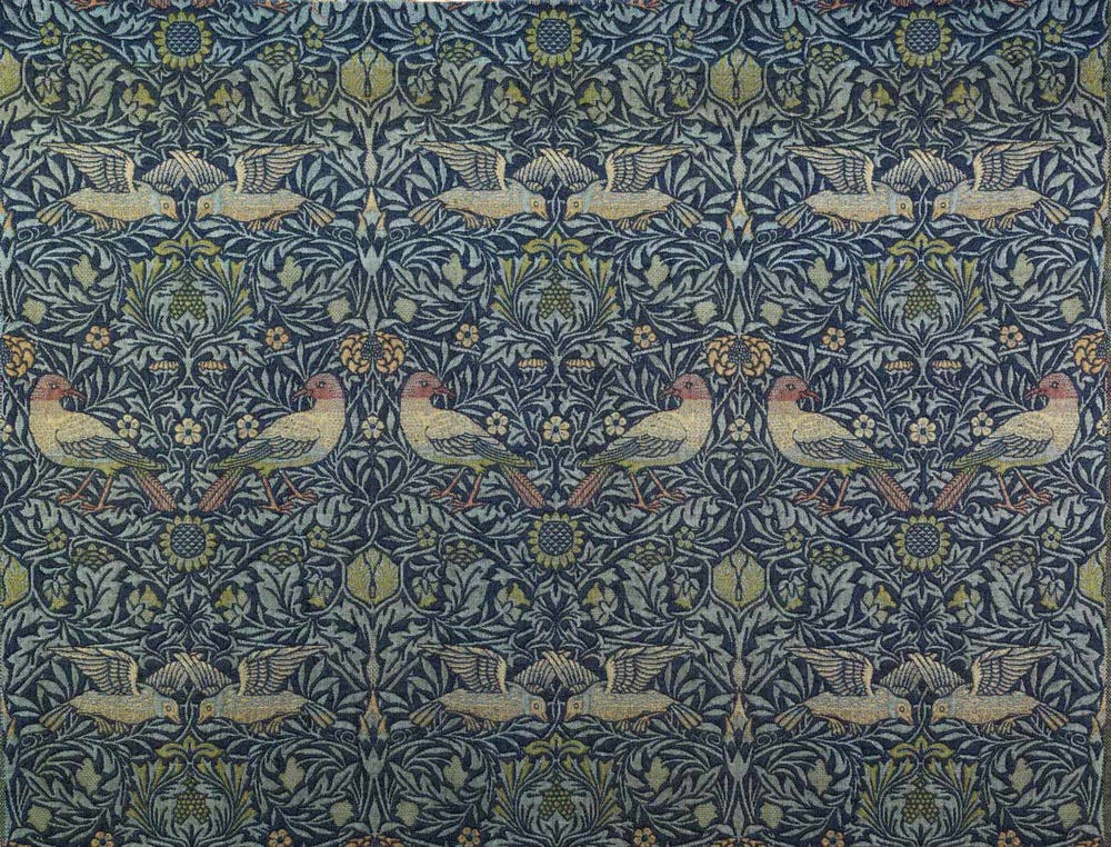 Textile featuring birds