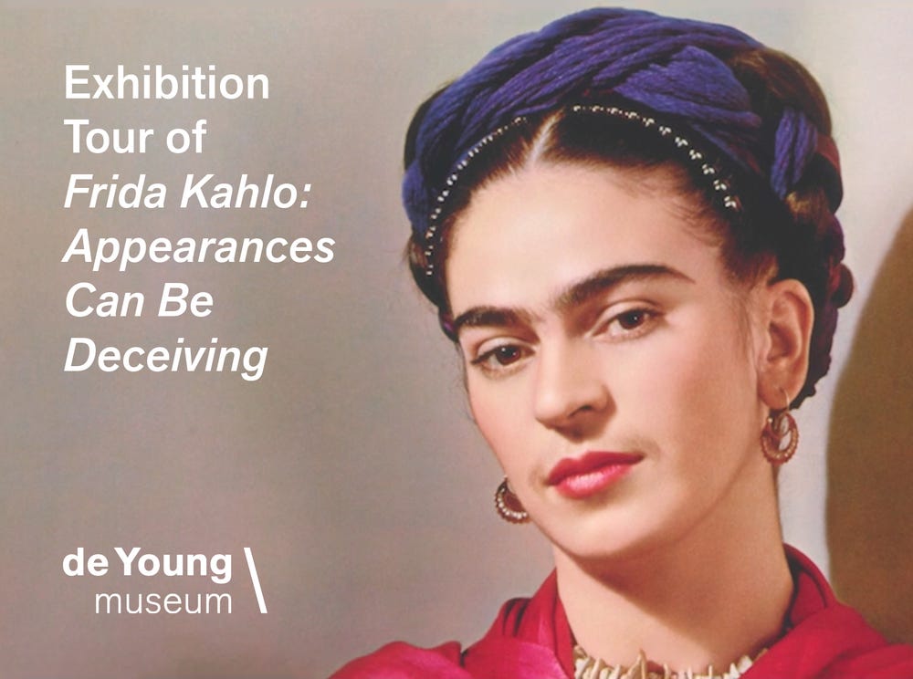 Cover slide for Frida Kahlo: Appearances Can Be Deceiving exhibition tour