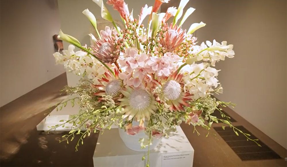 bouquet shown during Bouquets to Art 2022