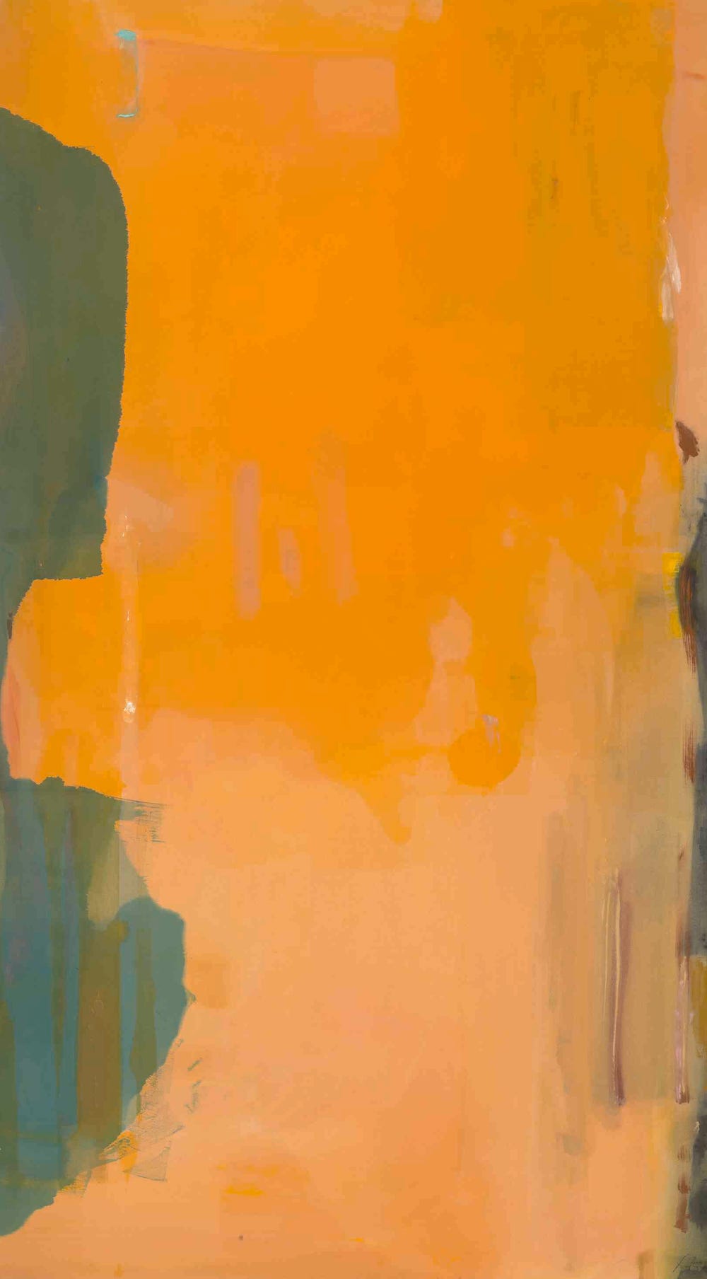 Abstract soak-stain painting by Helen Frankenthaler